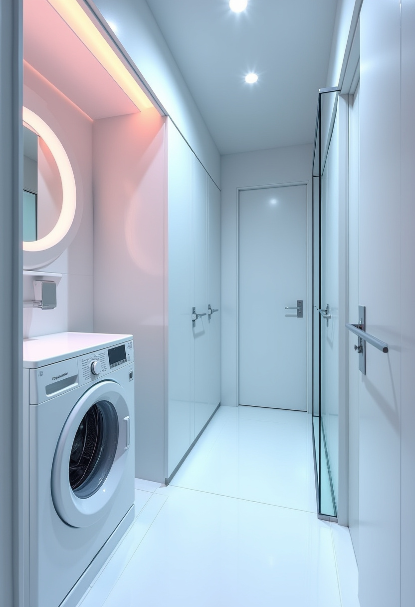 Small Bathroom With Washing Machine 24