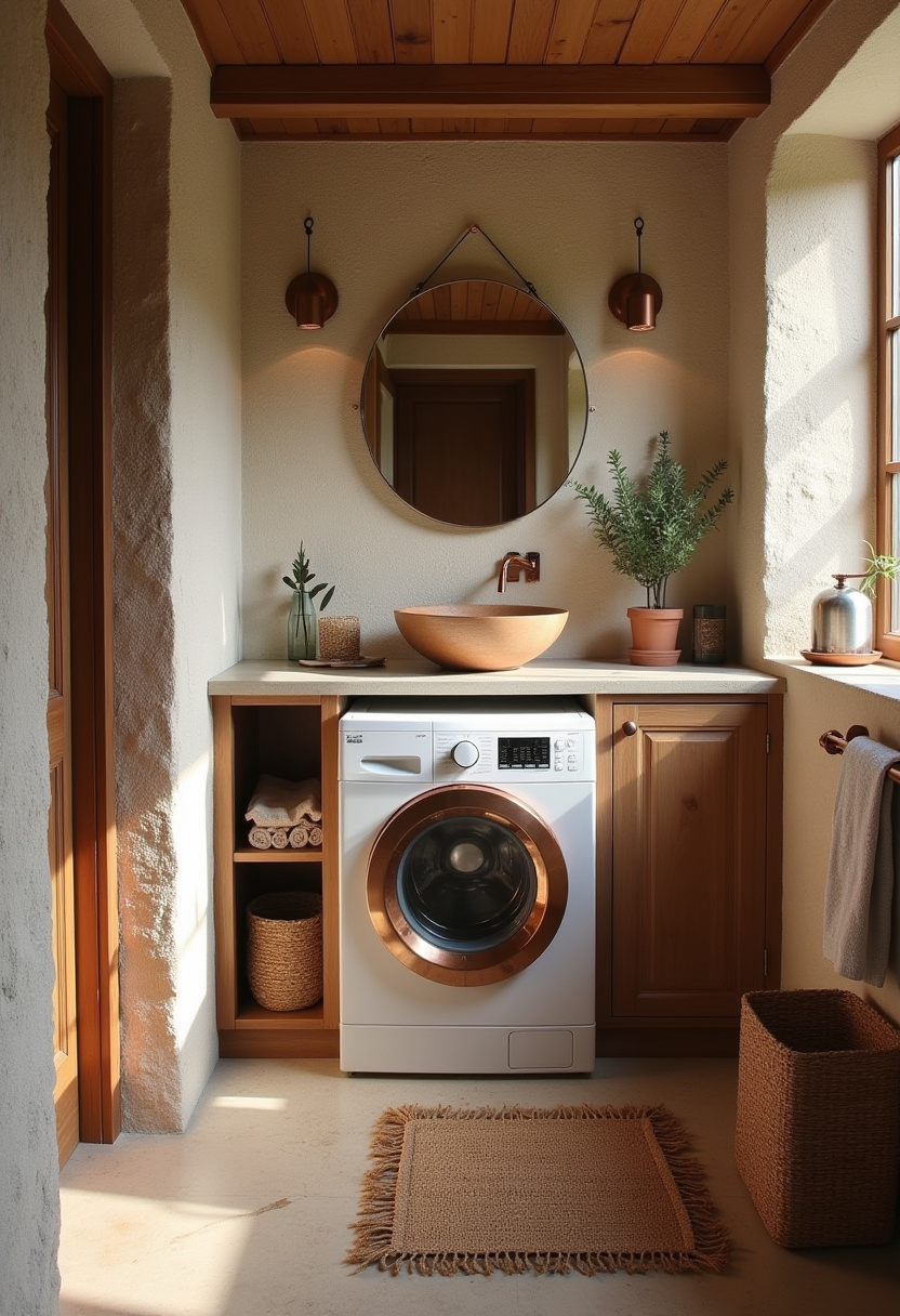 Small Bathroom With Washing Machine 25
