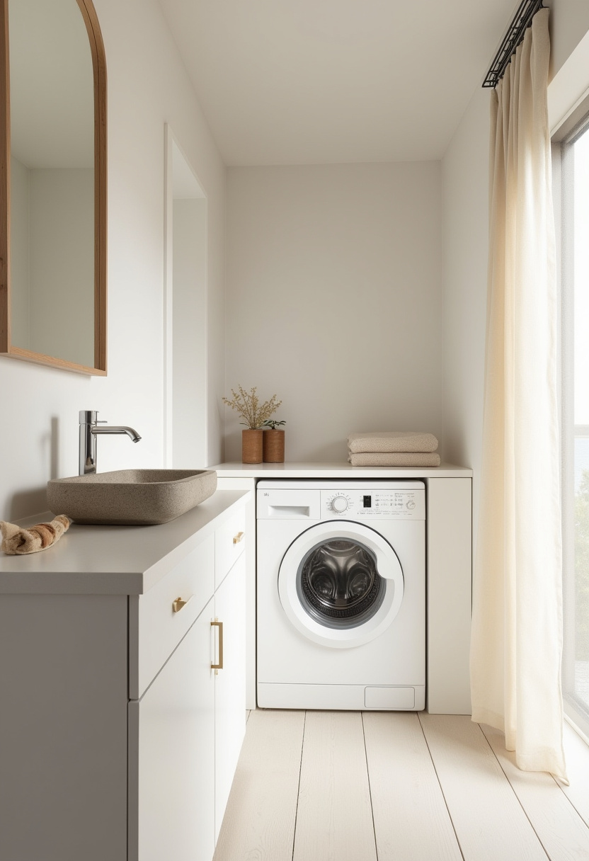 Small Bathroom With Washing Machine 28