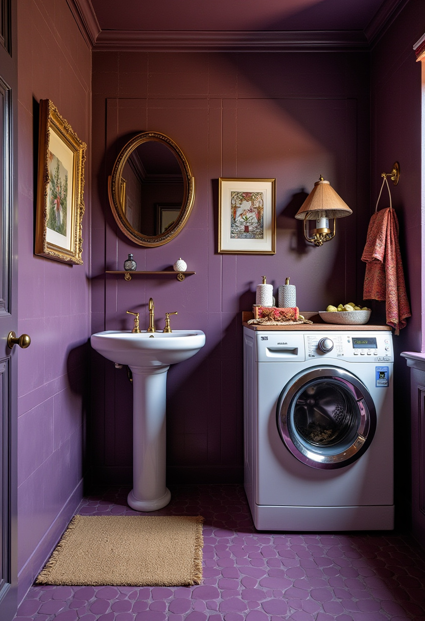 Small Bathroom With Washing Machine 29