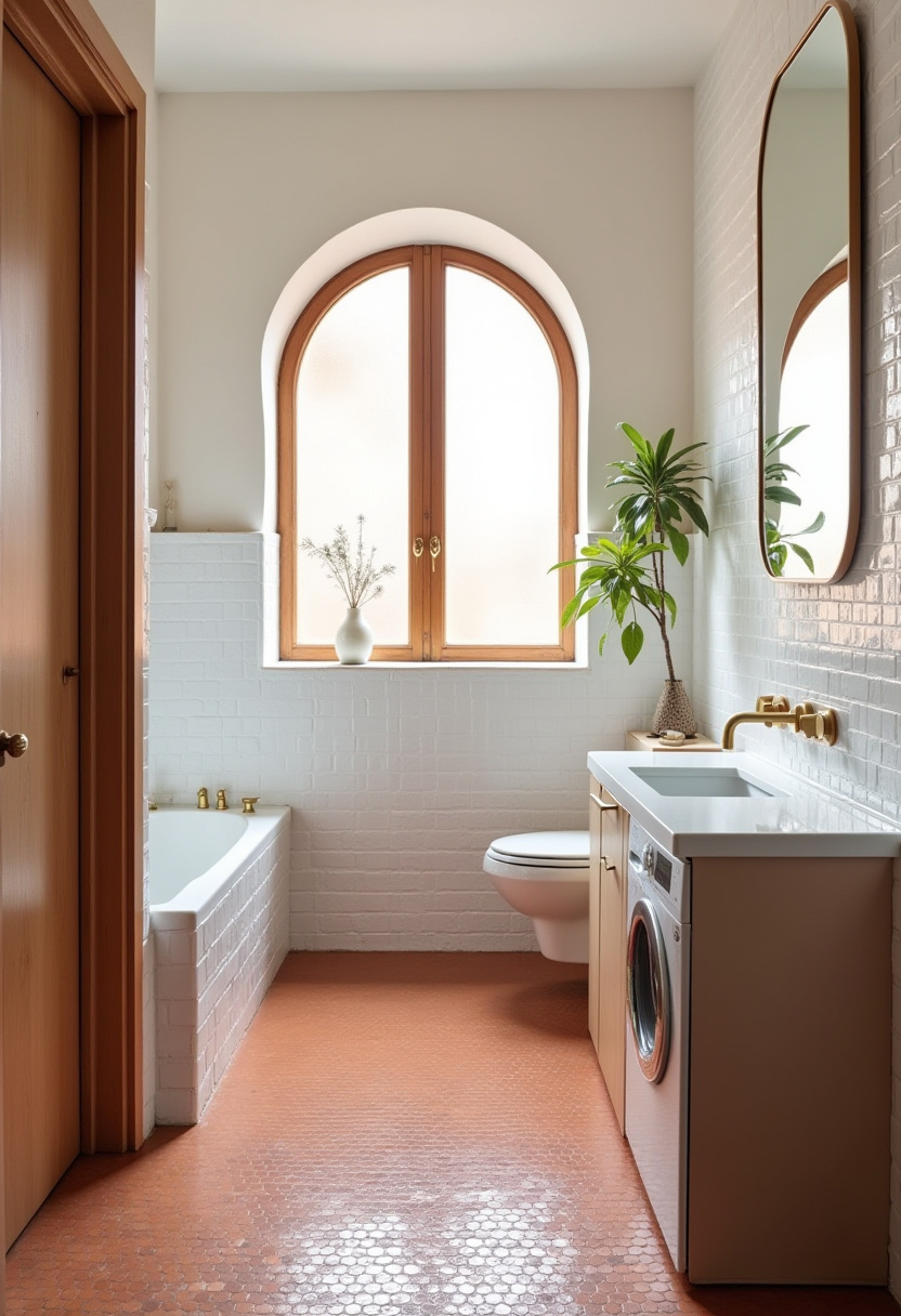 Small Bathroom With Washing Machine 5