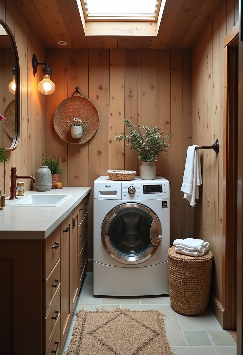 Small Bathroom With Washing Machine 7