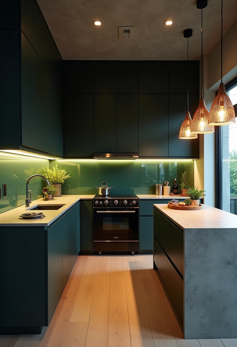 Small Kitchen Open Concept 2