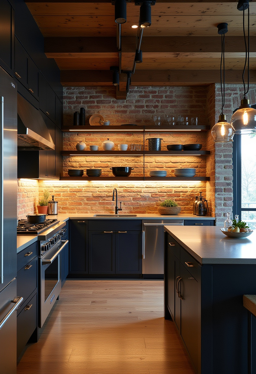 Small Kitchen Open Concept 3