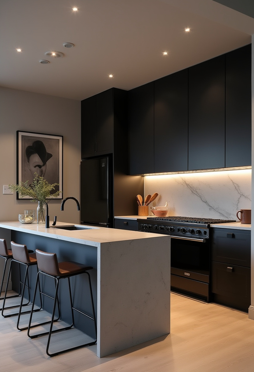 Small Kitchen Open Concept 30