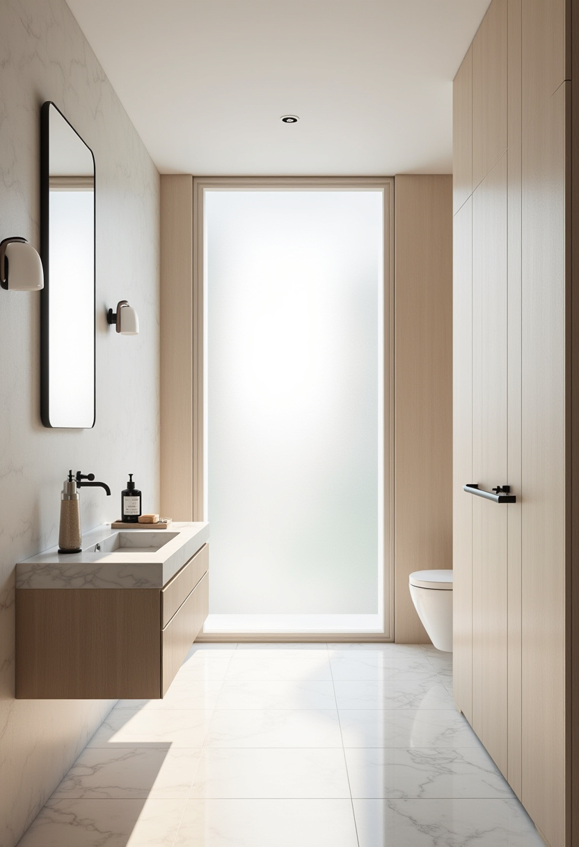 Small Long Bathroom Ideas 1