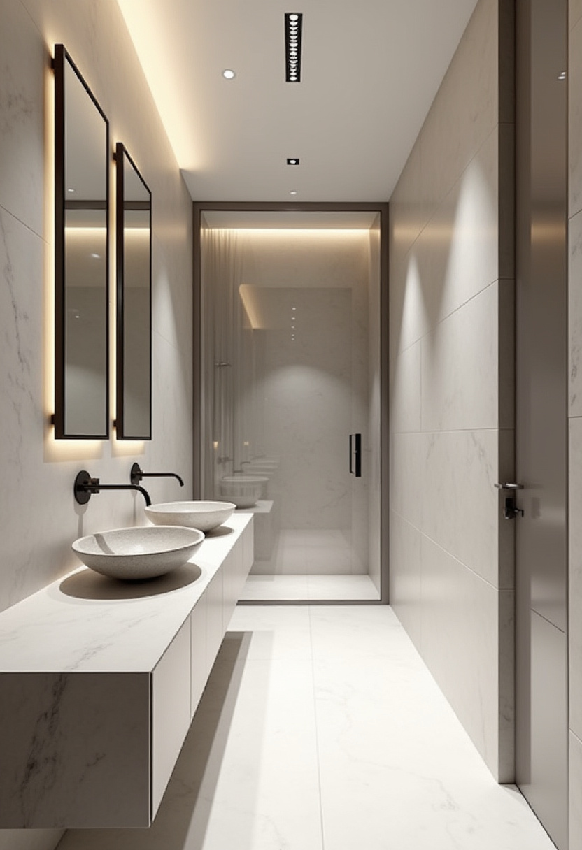 Small Long Bathroom Ideas 24