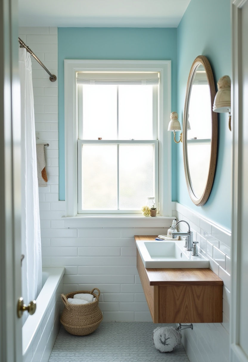 Small Narrow Bathroom 17