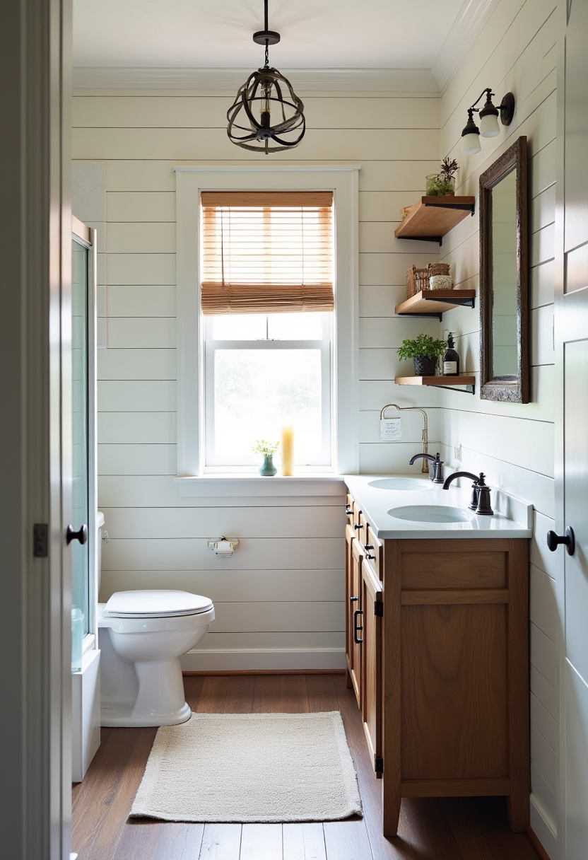 Small Narrow Bathroom 22