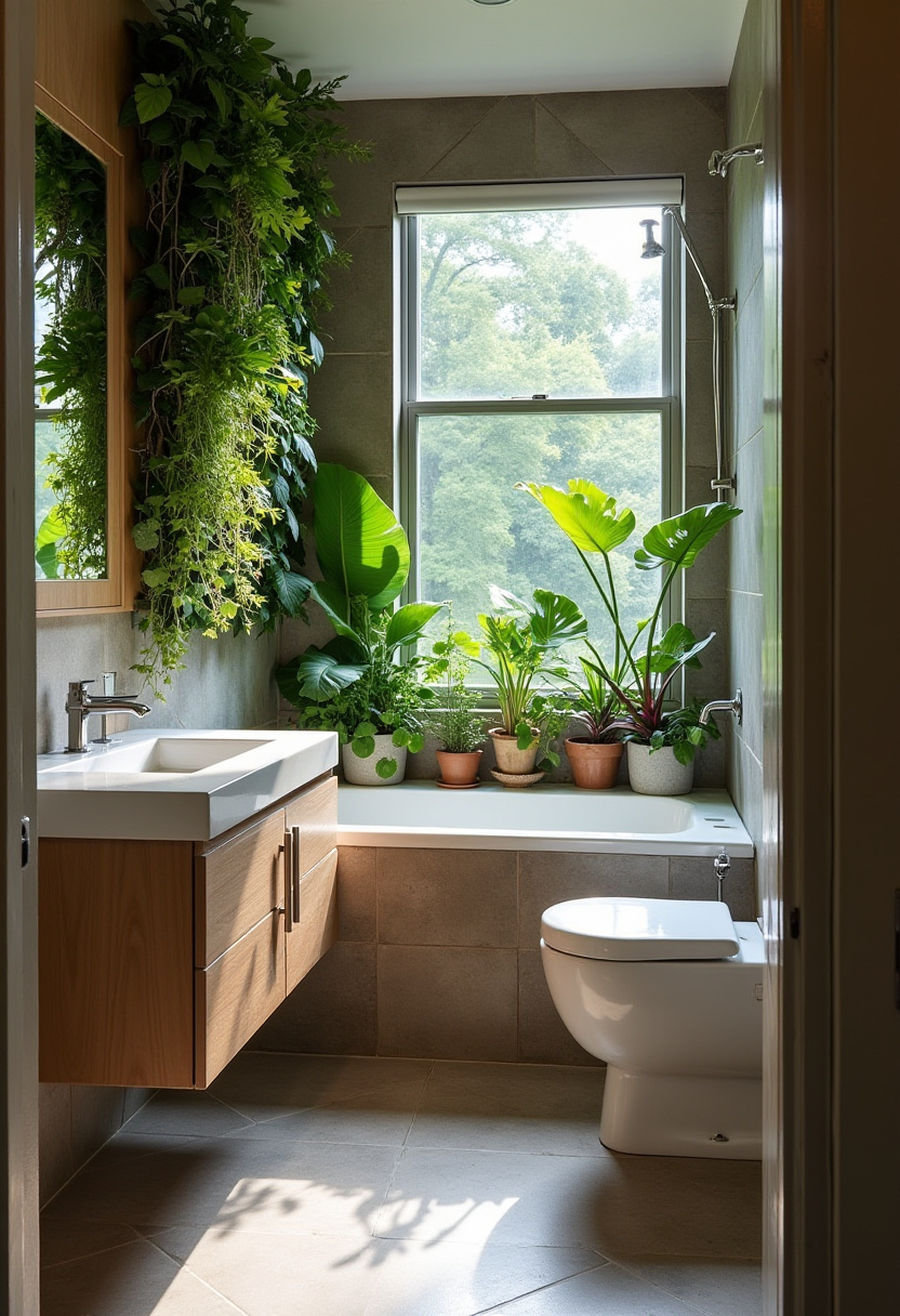 Small Narrow Bathroom 25