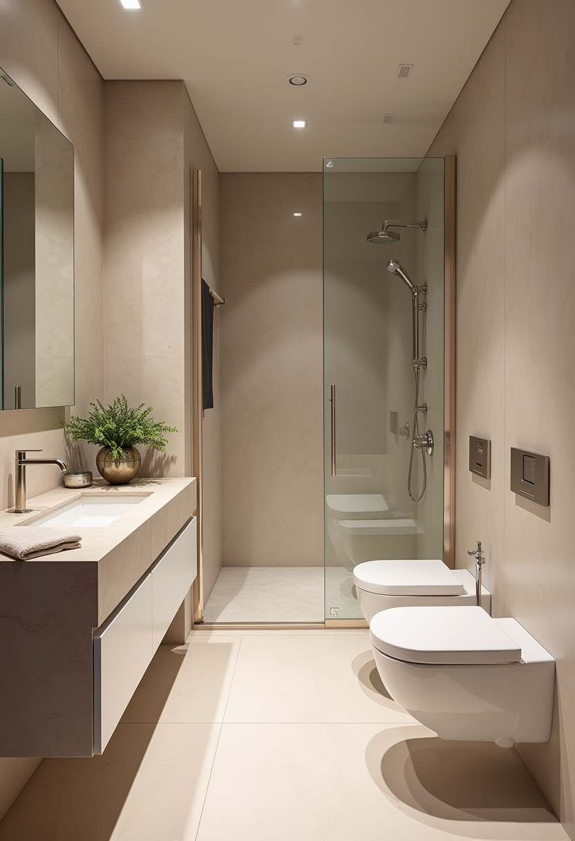 Small Narrow Bathroom 30