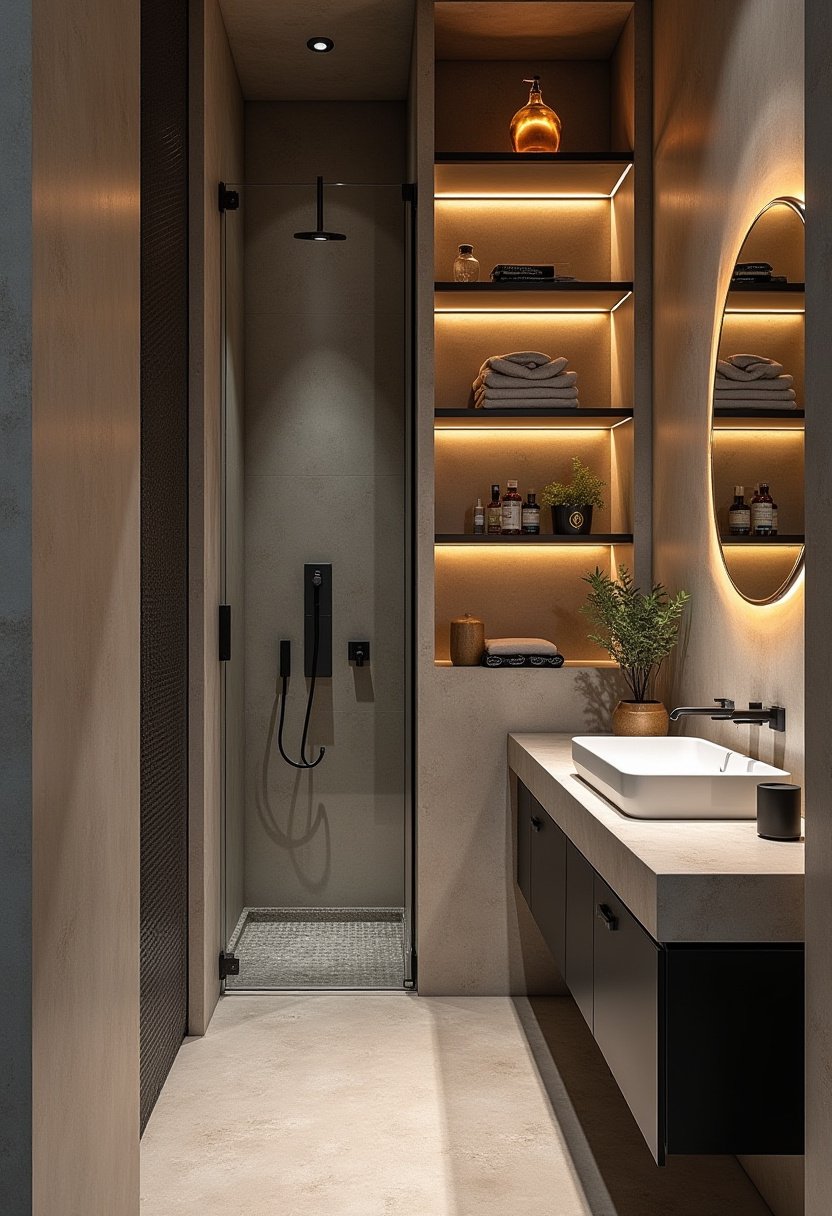 Small Narrow Bathroom 5