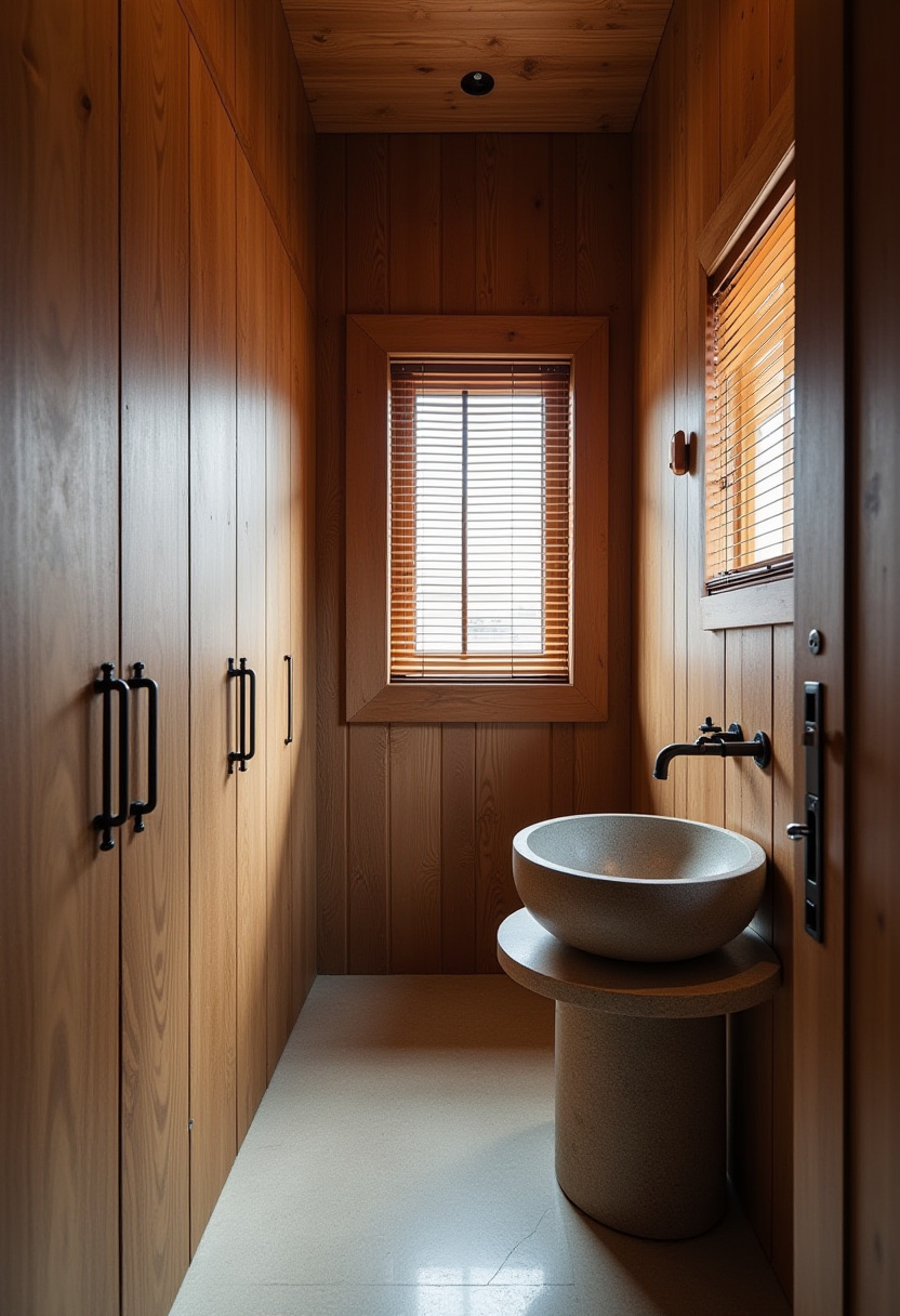 Small Narrow Bathroom 9