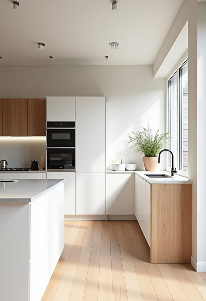 Small Open Concept Kitchen Living Room 1