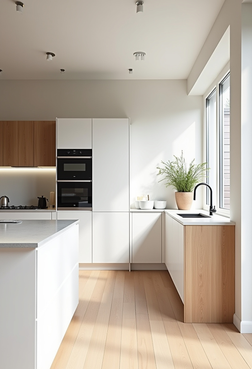 Small Open Concept Kitchen Living Room 1