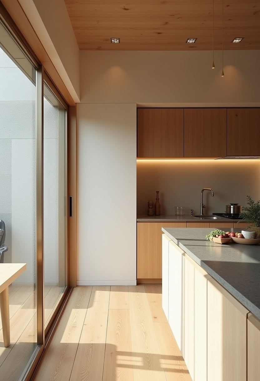 Small Open Concept Kitchen Living Room 12