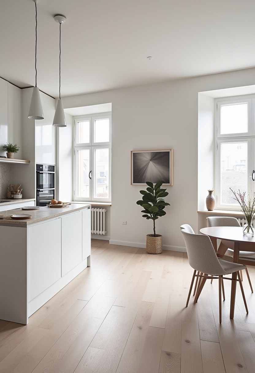 Small Open Concept Kitchen Living Room 21