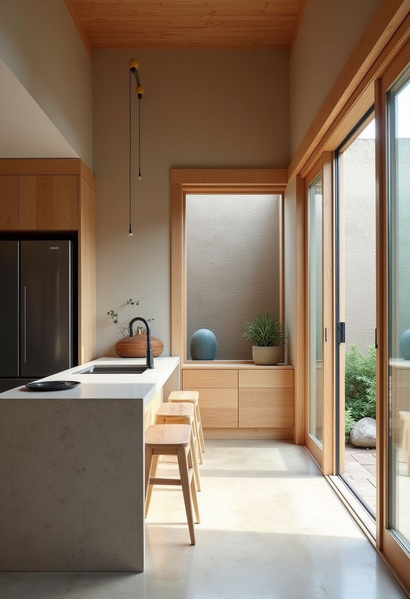 Small Open Concept Kitchen Living Room 27