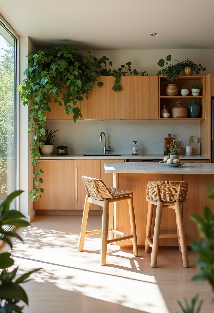 Small Open Concept Kitchen Living Room 4