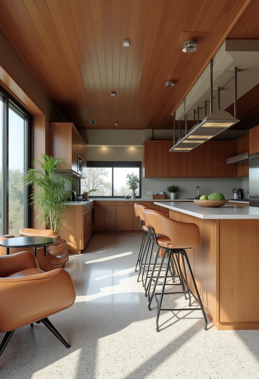 Small Open Concept Kitchen Living Room 5