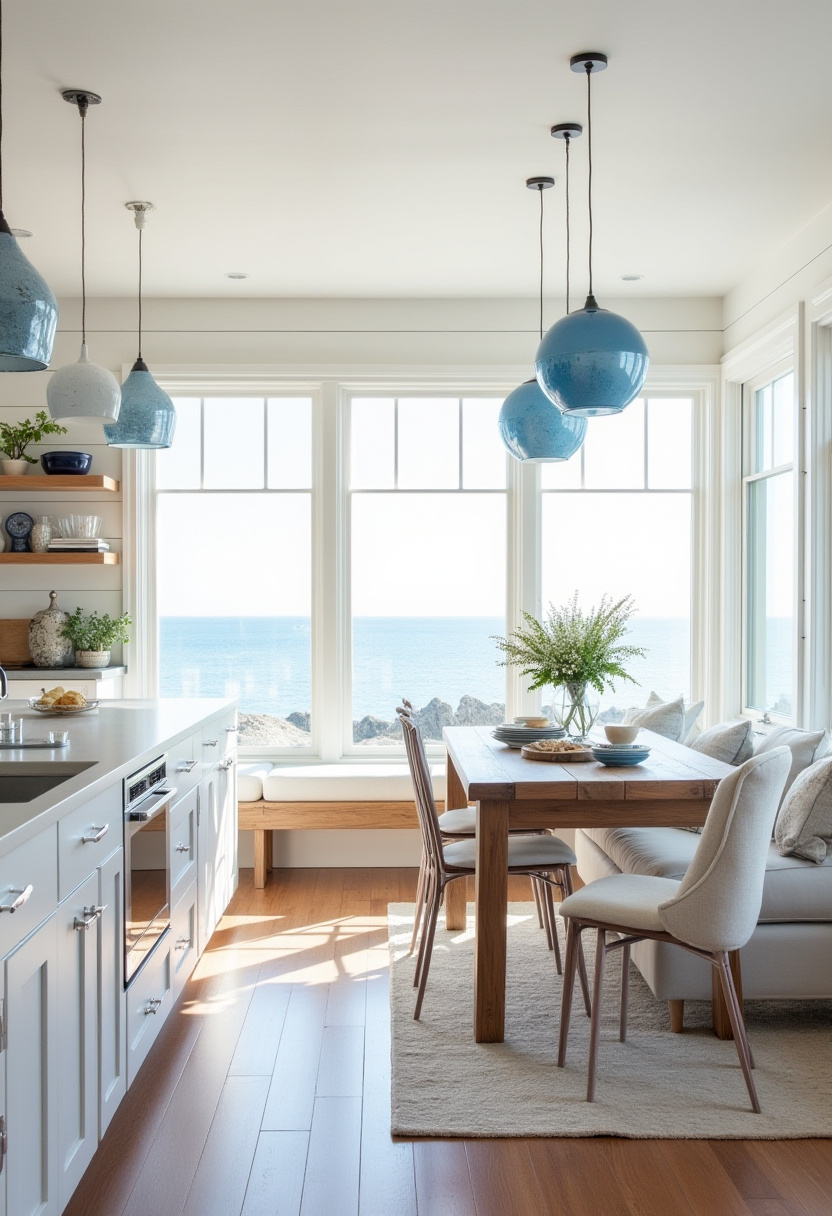 Small Open Concept Kitchen Living Room 6