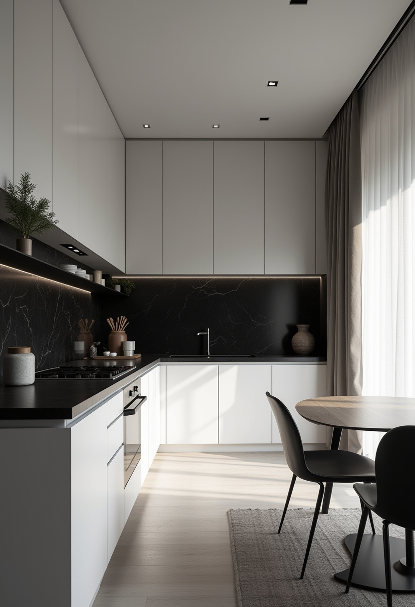 Small Open Concept Kitchen Living Room 7