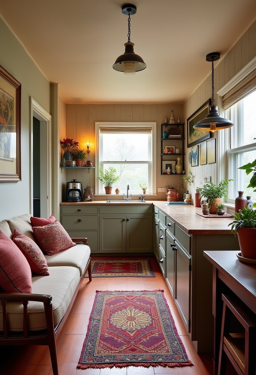 Small Open Kitchen And Living Room Ideas 20