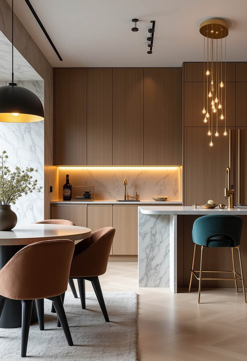 Small Open Kitchen And Living Room Ideas 29