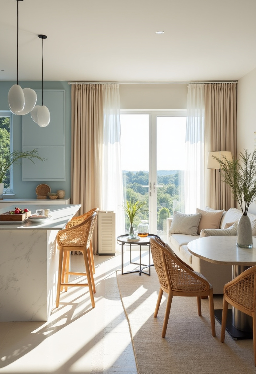 Small Open Kitchen And Living Room Ideas 5