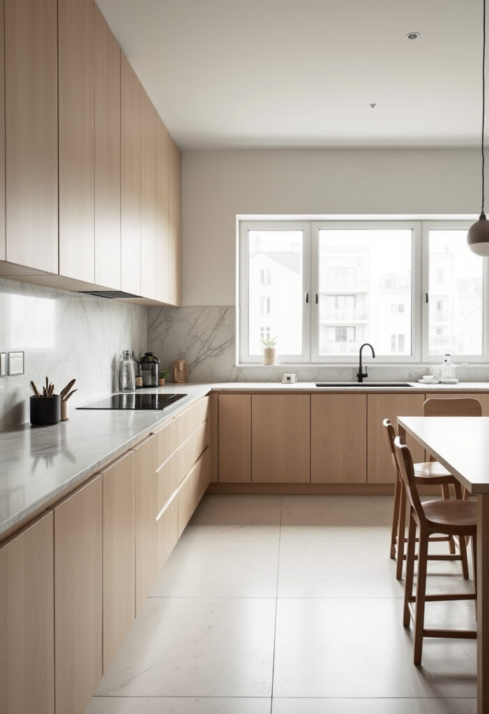 Square Kitchen Design 1