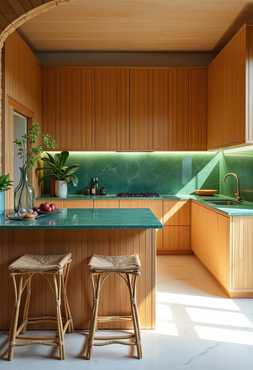 Square Kitchen Design 14