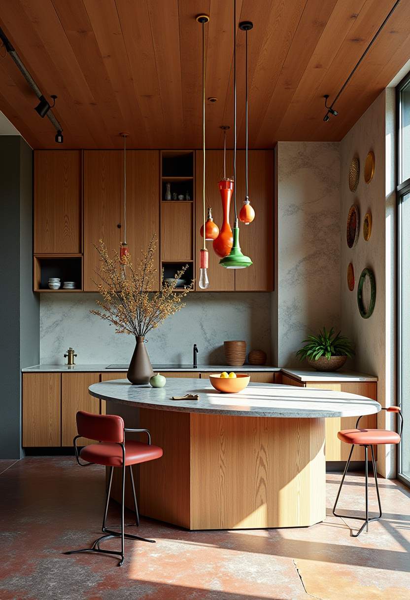 Square Kitchen Design 20