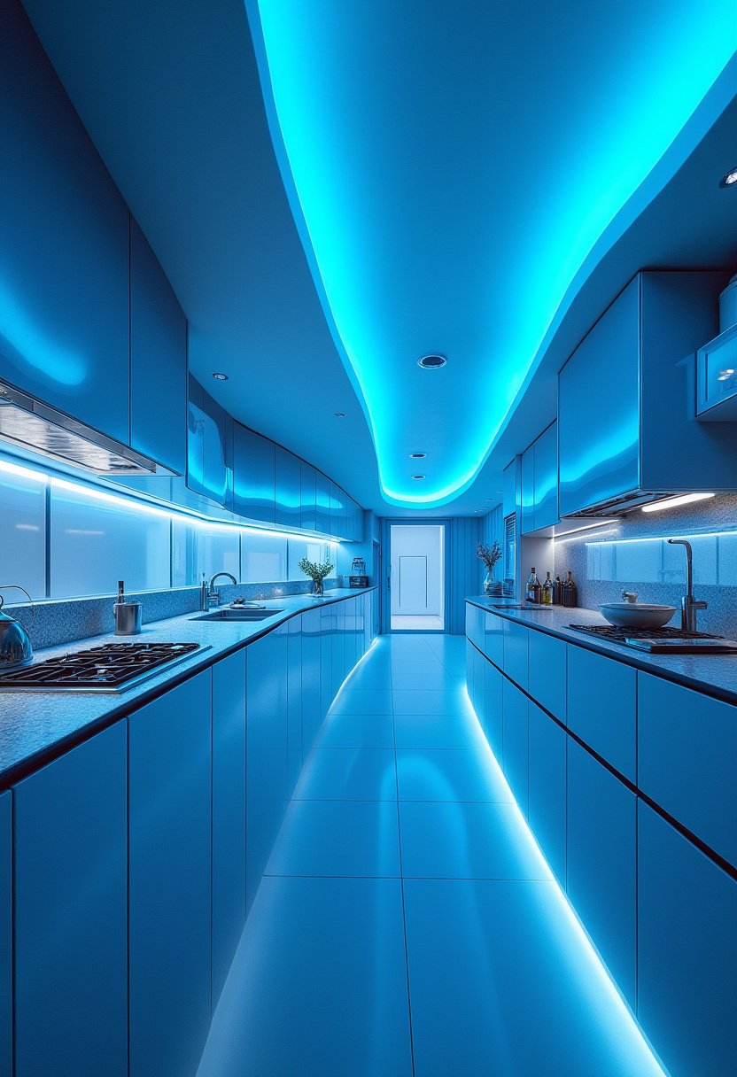 Square Kitchen Design 21