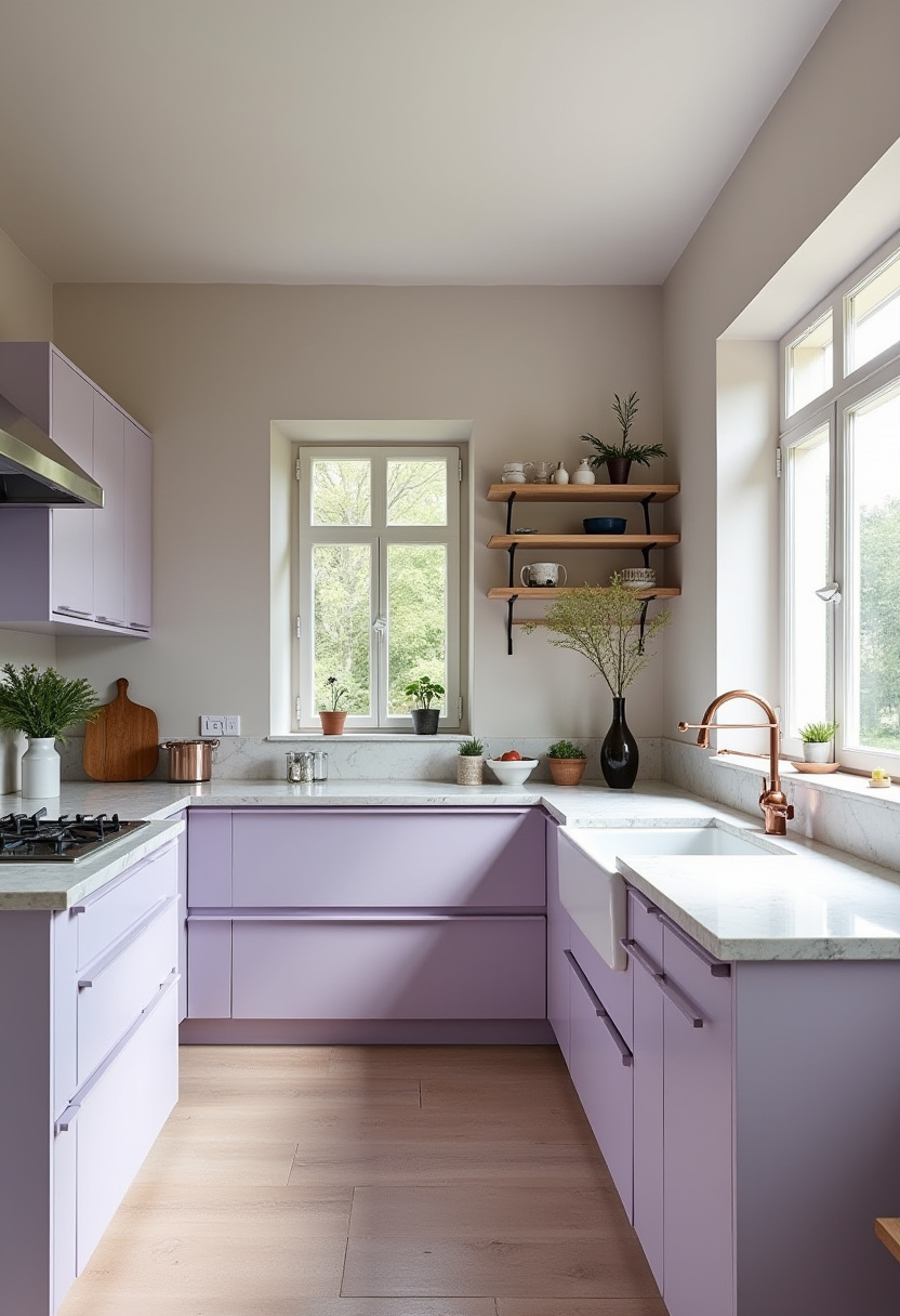 Square Kitchen Design 22