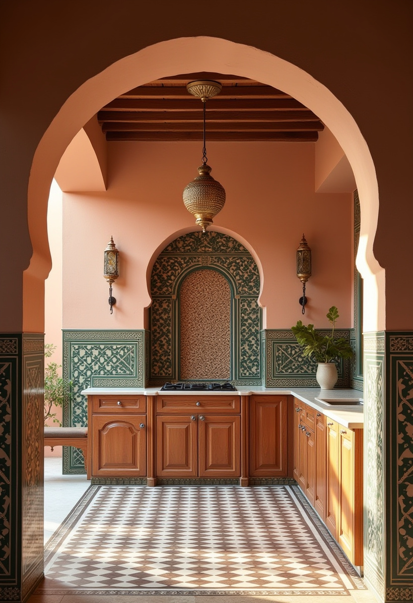 Square Kitchen Design 24