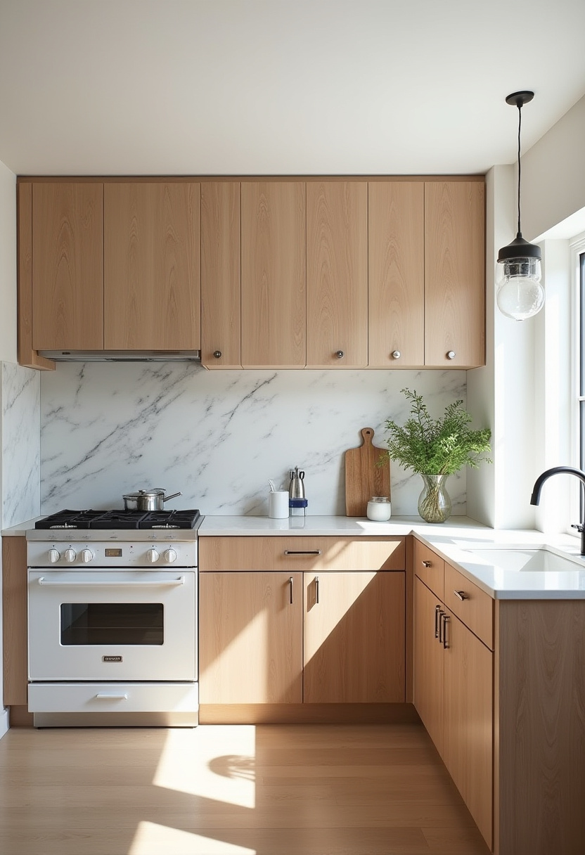 Square Kitchen Design 25