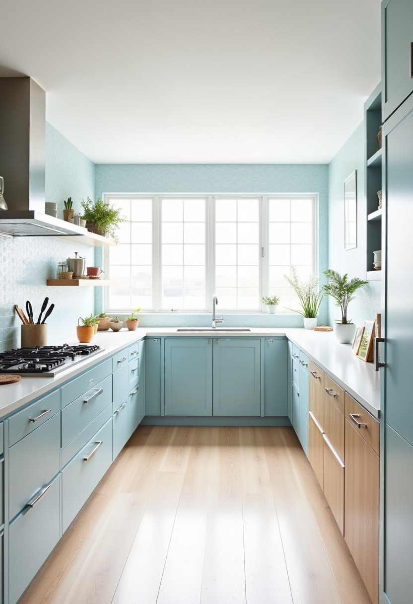 Square Kitchen Design 29