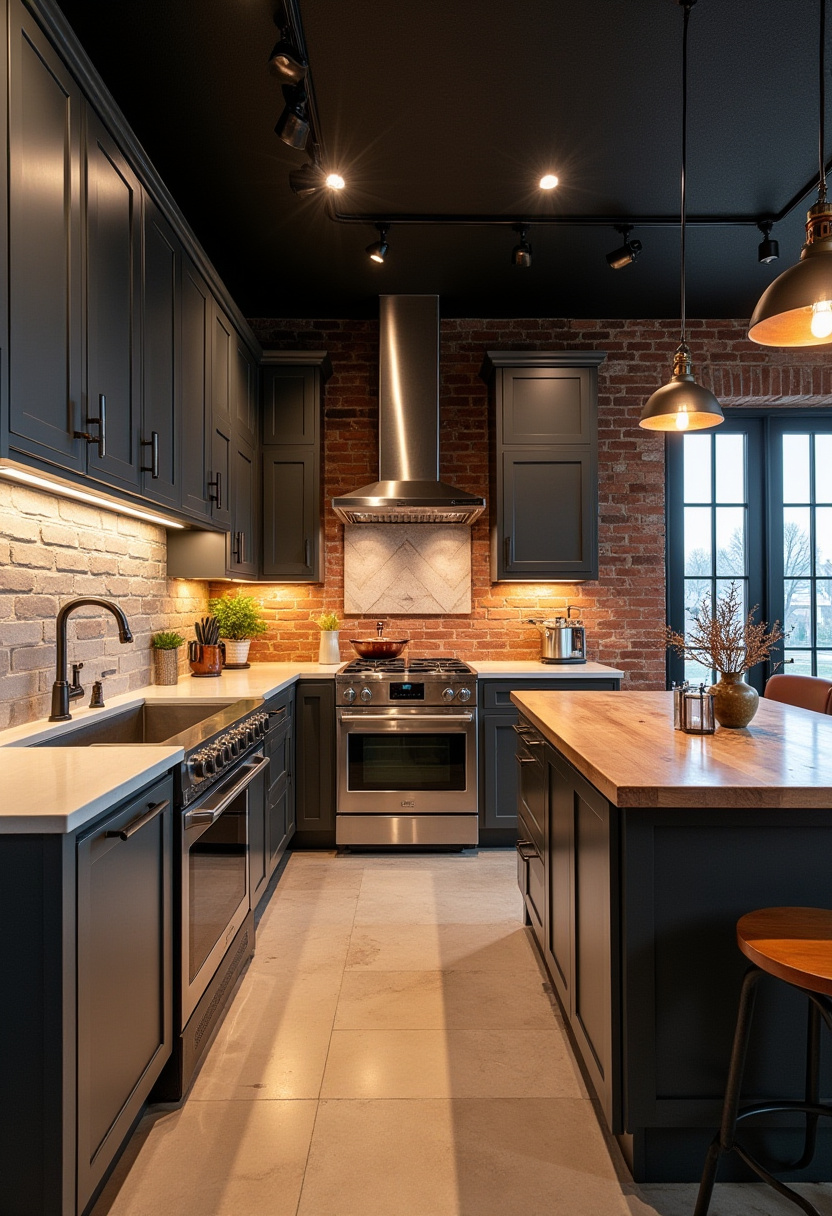 Square Kitchen Design 3