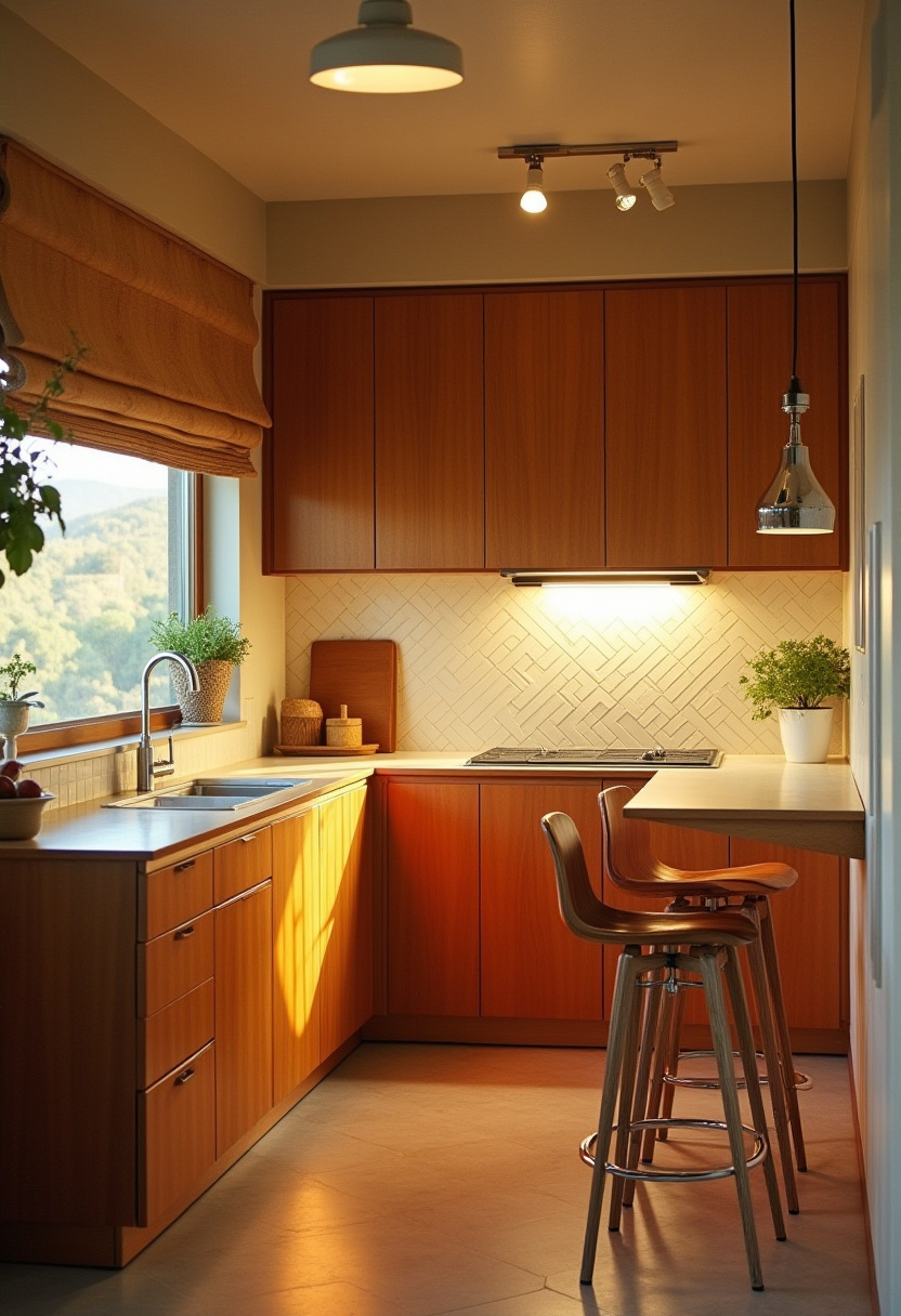 Square Kitchen Design 6