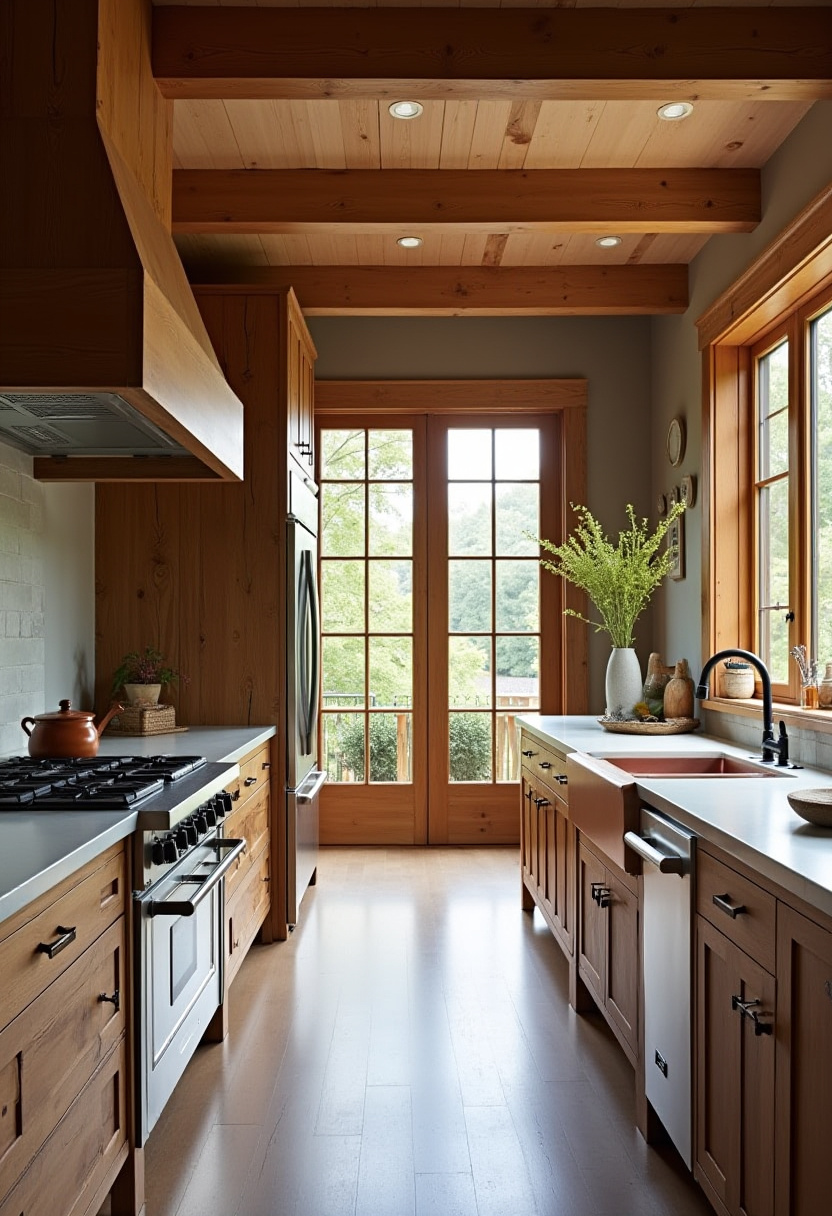 Straight Kitchen Design 10