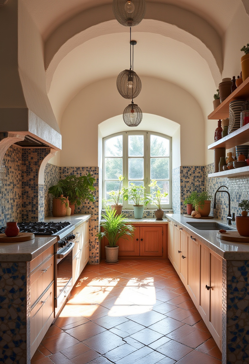 Straight Kitchen Design 12