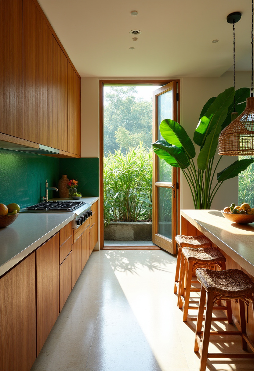 Straight Kitchen Design 16