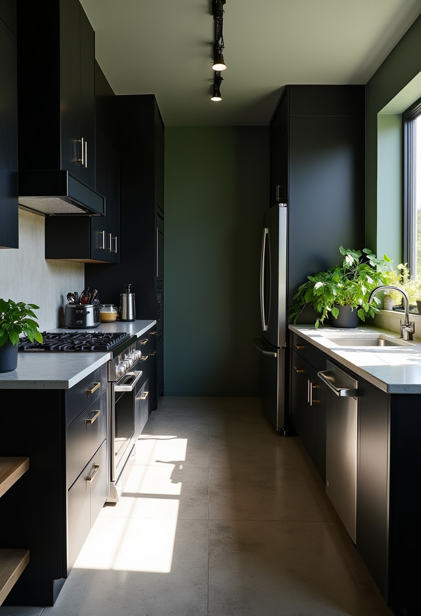 Straight Kitchen Design 2