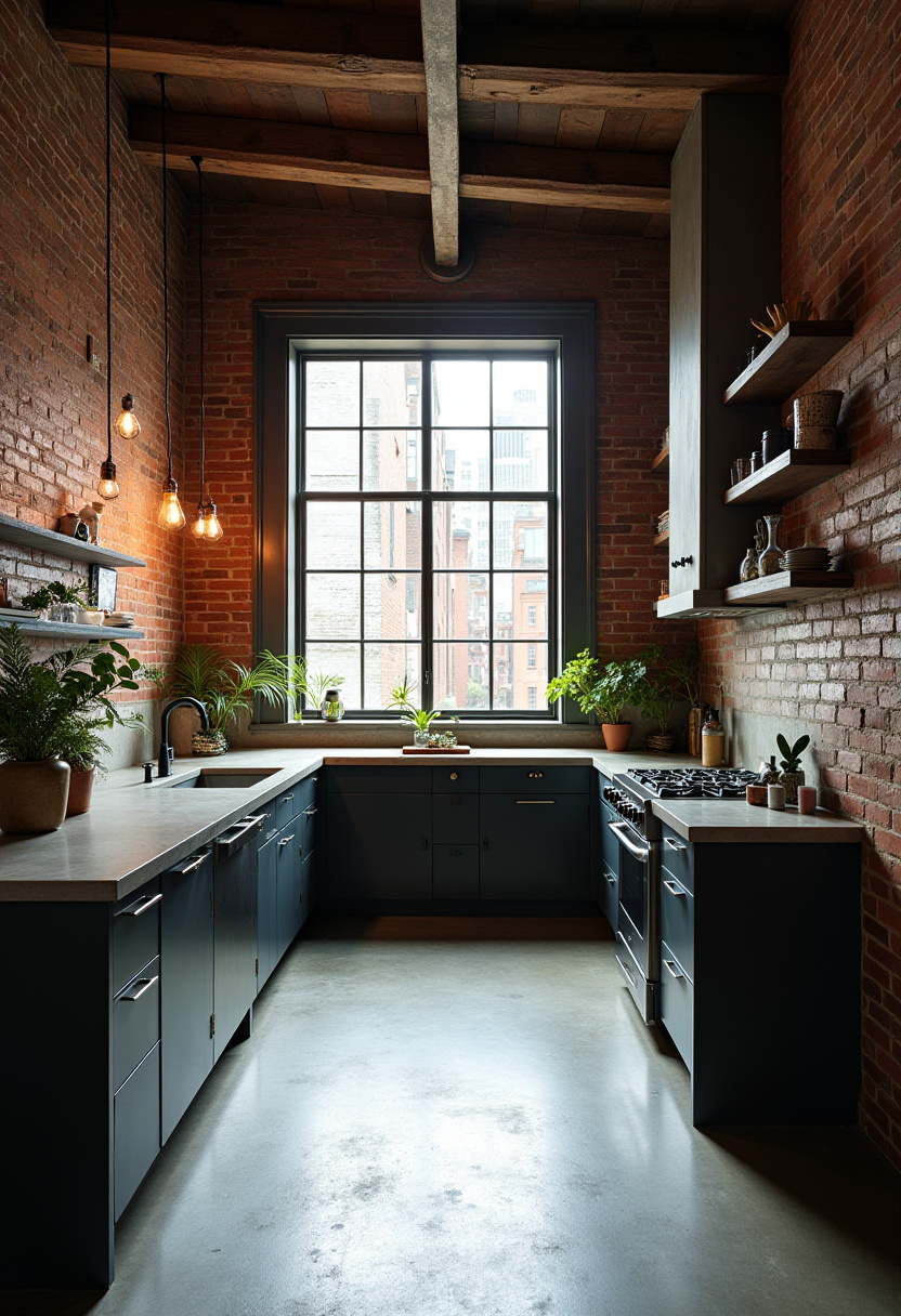 Straight Kitchen Design 20