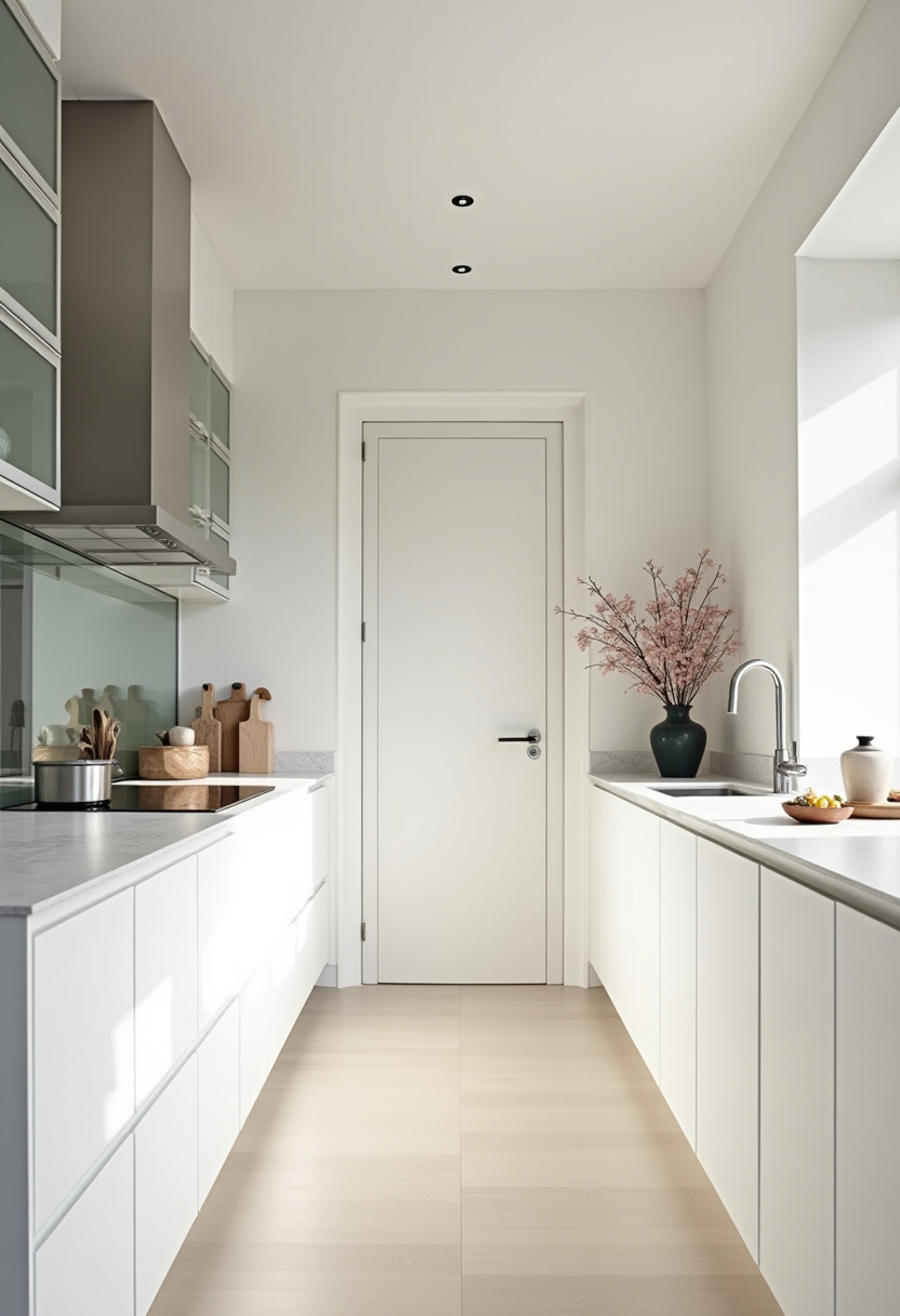 Straight Kitchen Design 23