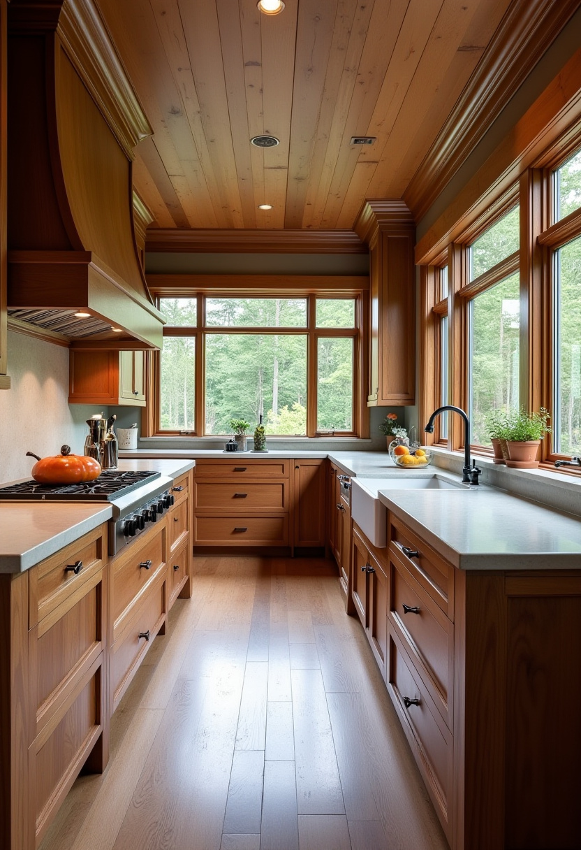 Straight Kitchen Design 24