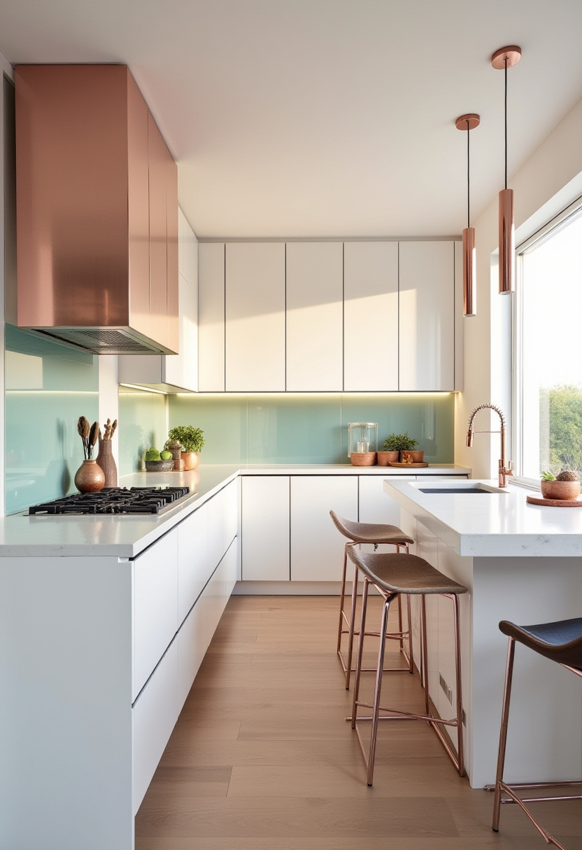 Straight Kitchen Design 25