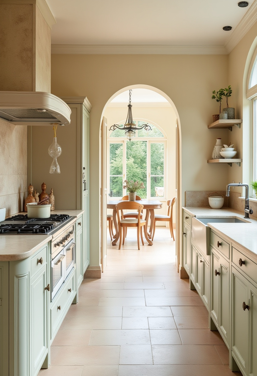 Straight Kitchen Design 27