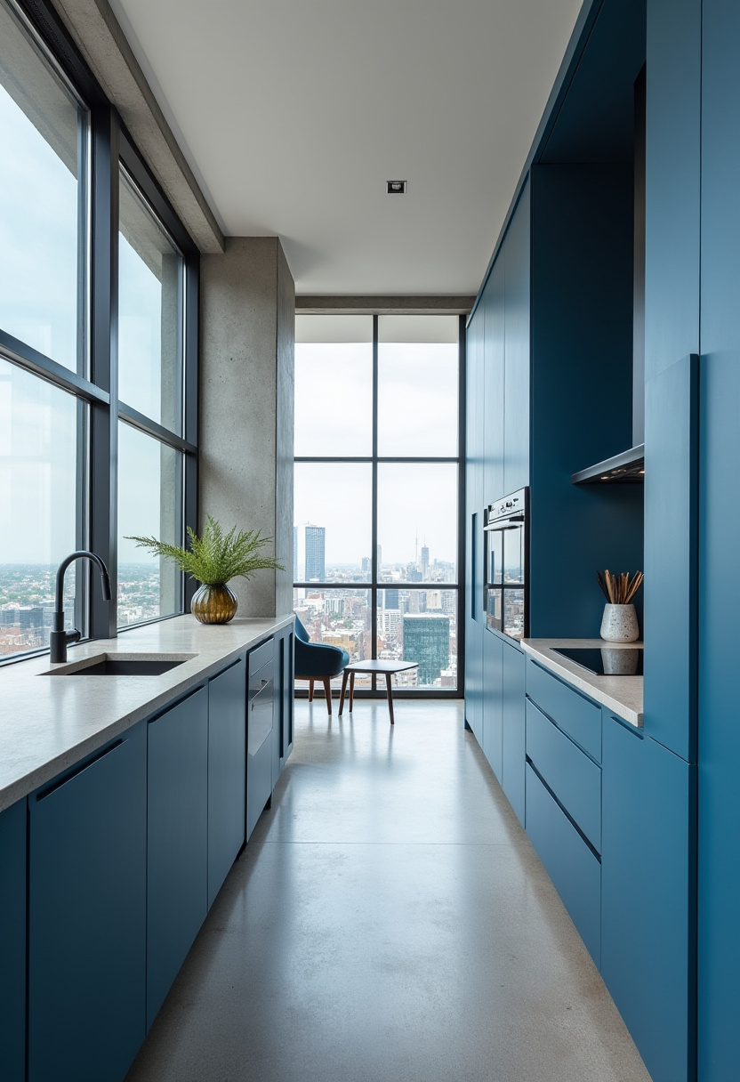 Straight Kitchen Design 28