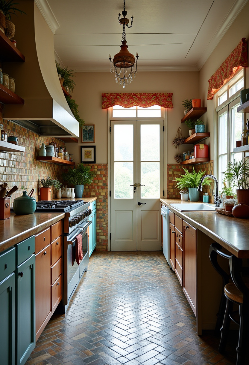 Straight Kitchen Design 29